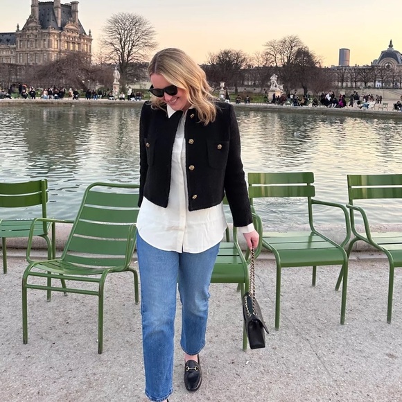 BA&SH Meredith Black Jacket 2 - Picture 3 of 12